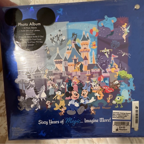 Disneyland 60th Anniversary Photo Album-Mickey Mouse-Still sealed pkg. NWTags - Picture 6 of 9